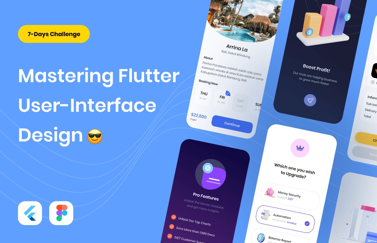 Kelas Flutter & Dart Crash Course: Modern UI Design di BuildWithAngga